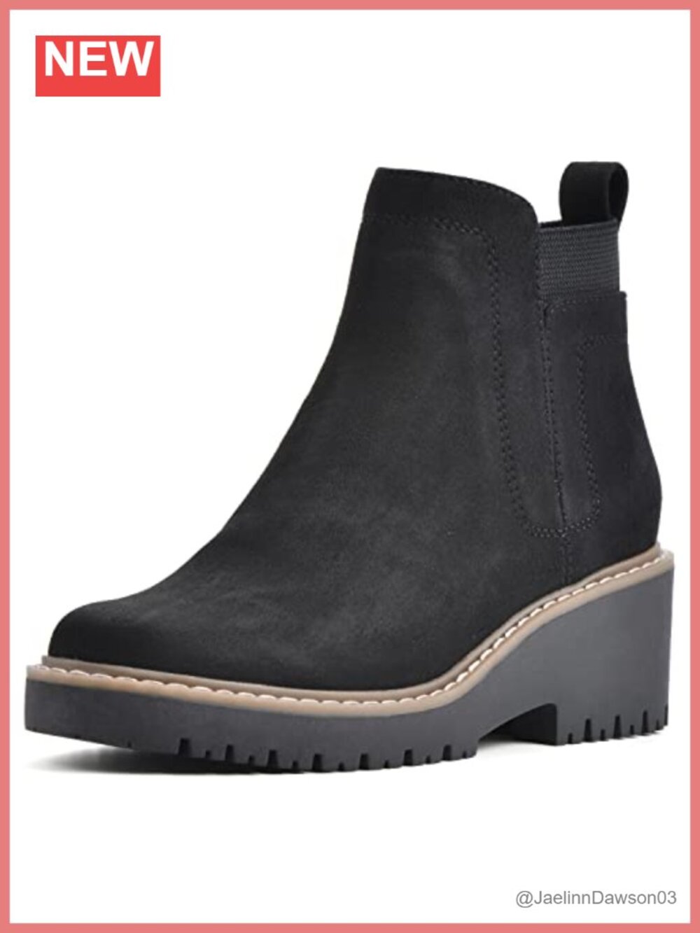 Women's Chelsea Ankle Booties with Wedge Heel